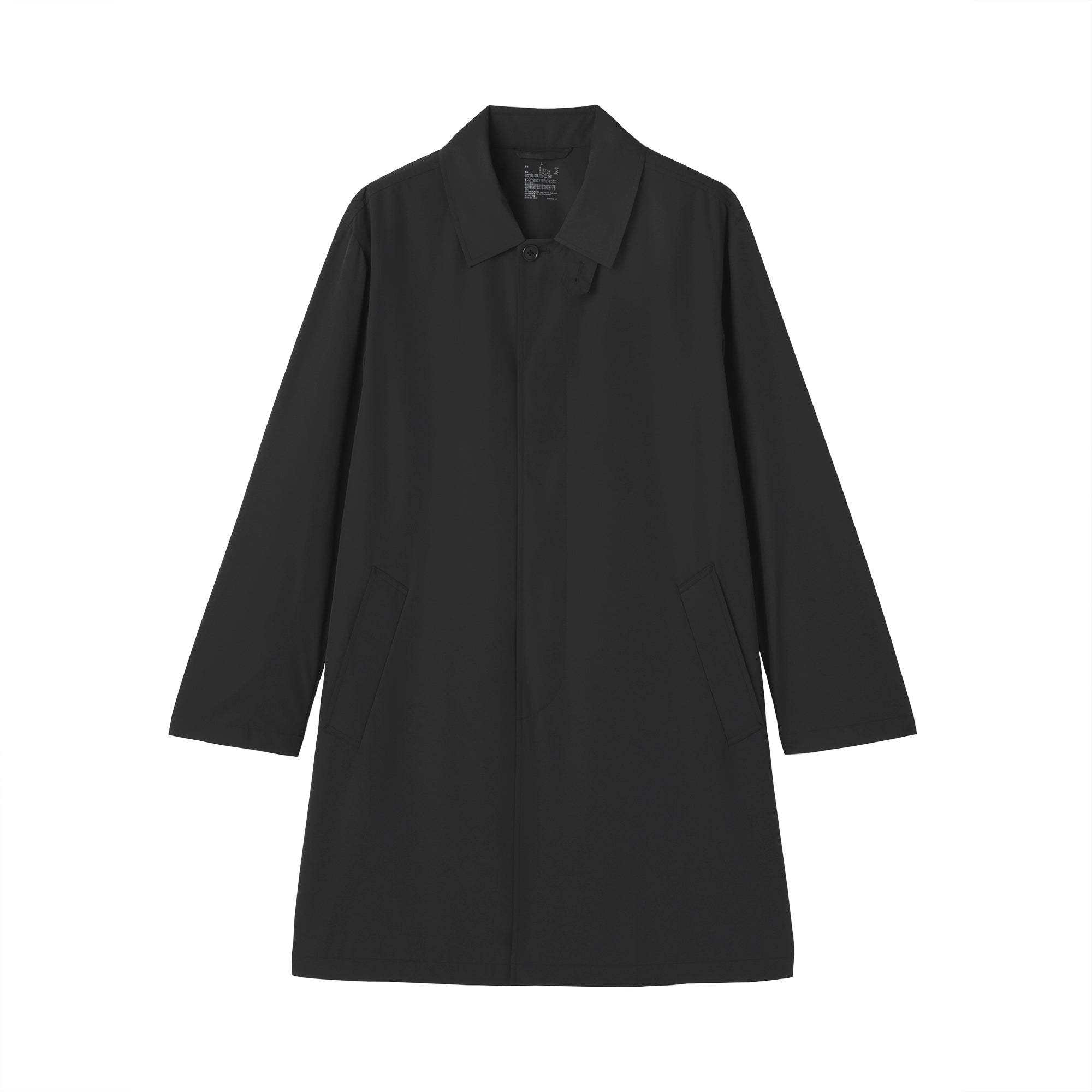 Water Repellent Stand Fall Collar Coat - Image 2
