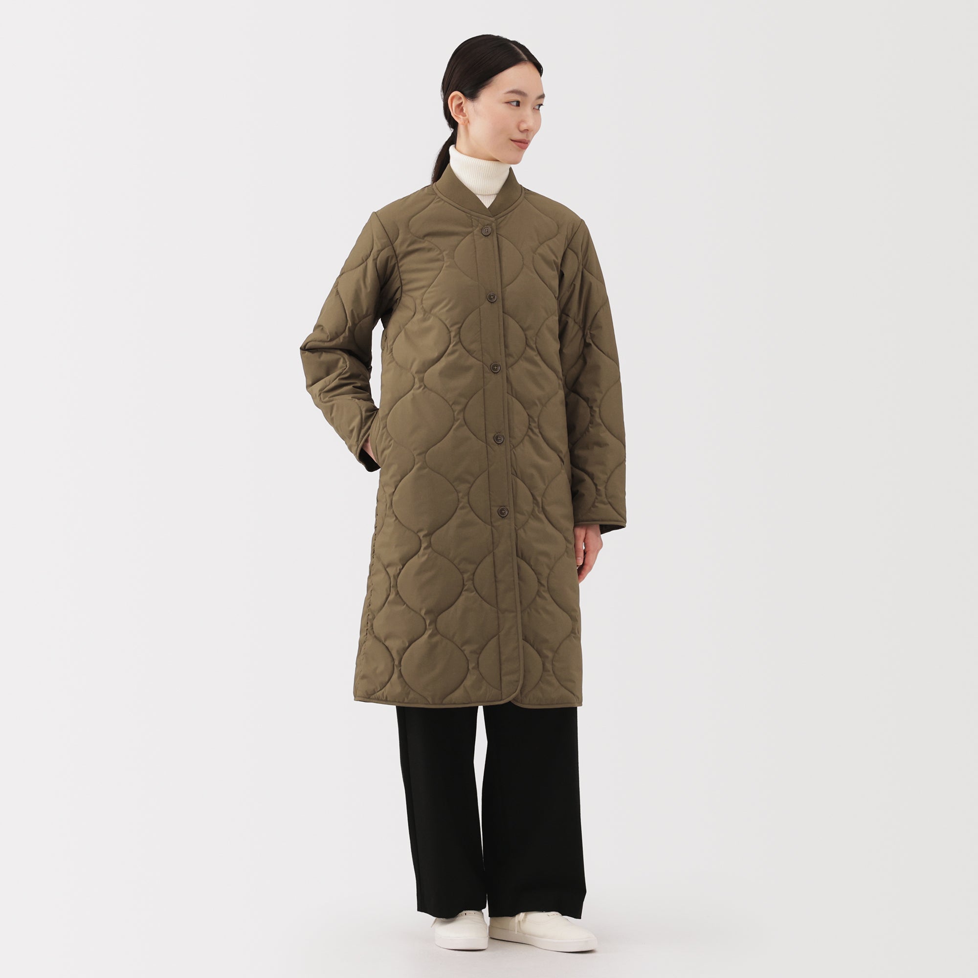 Padded Quilted Coat - Image 5