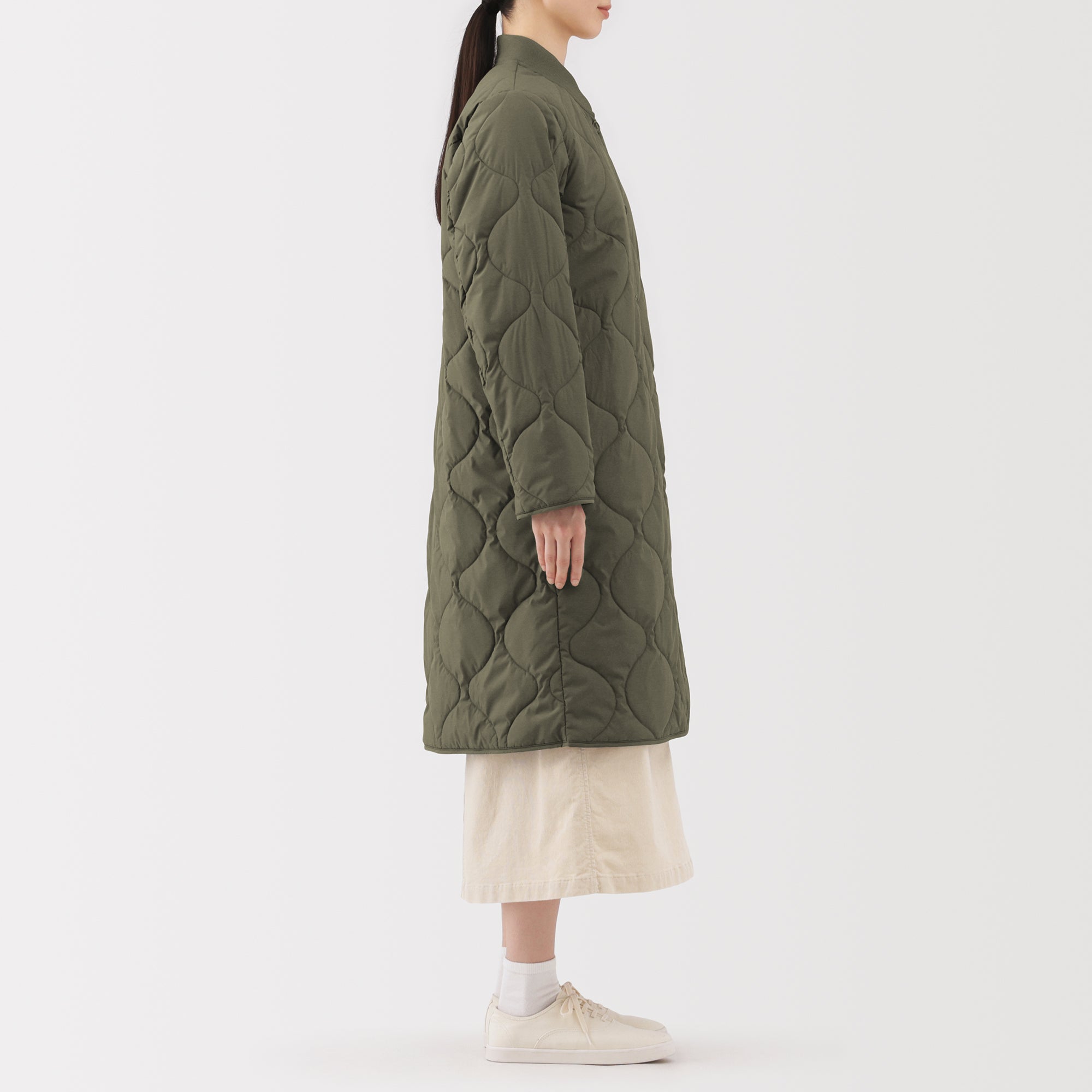 Padded Quilted Coat - Image 6