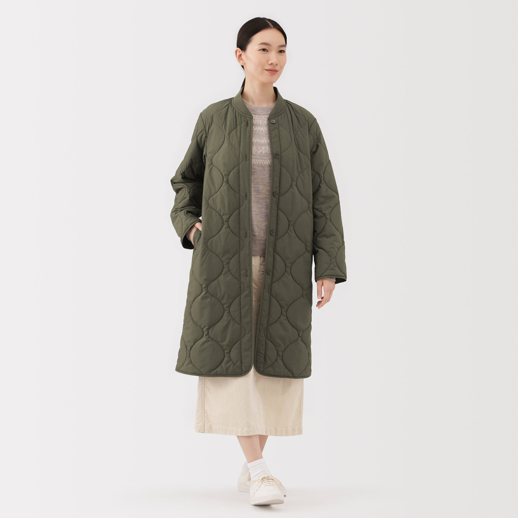 Padded Quilted Coat - Image 23