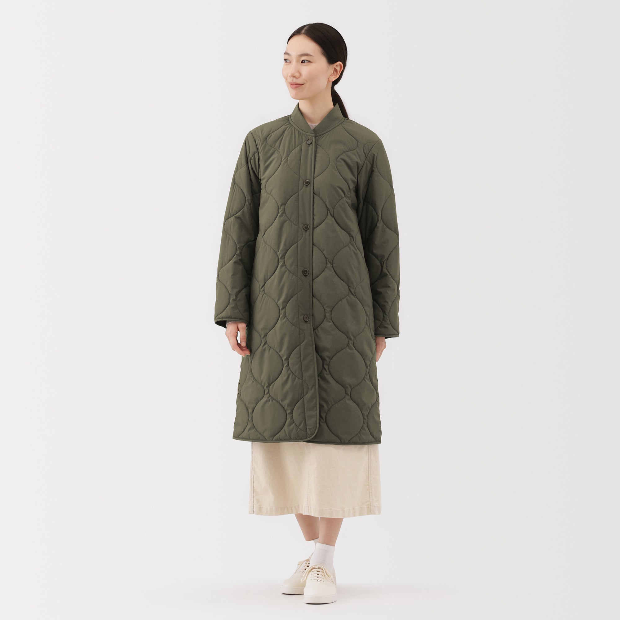 Padded Quilted Coat - Image 22
