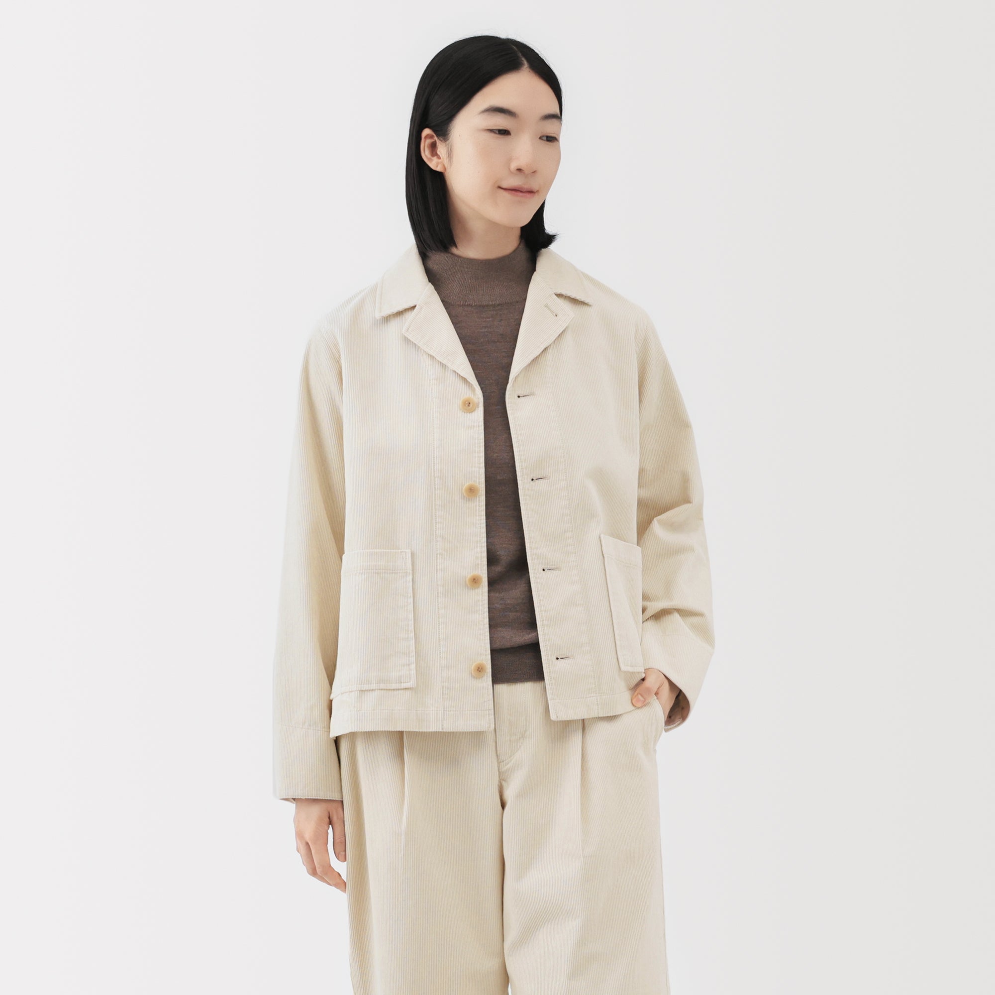Kapok Blend Corduroy Jacket - Image 12