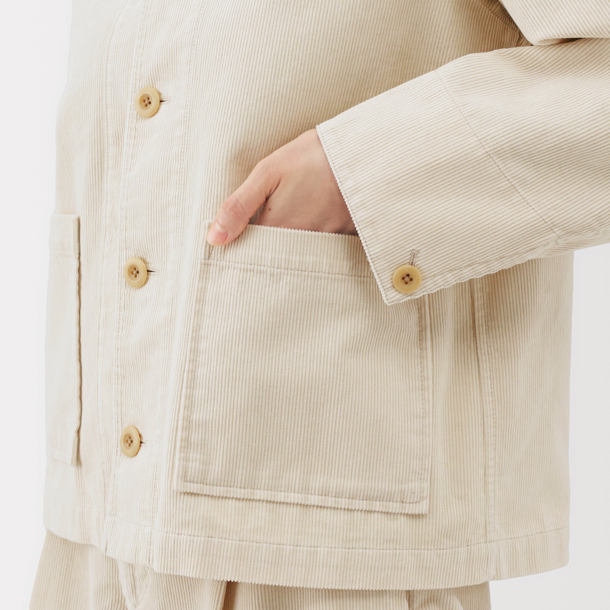 Kapok Blend Corduroy Jacket - Image 26