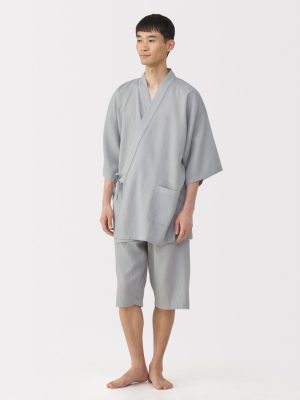 Lyocell Blend Waffle Jinbei