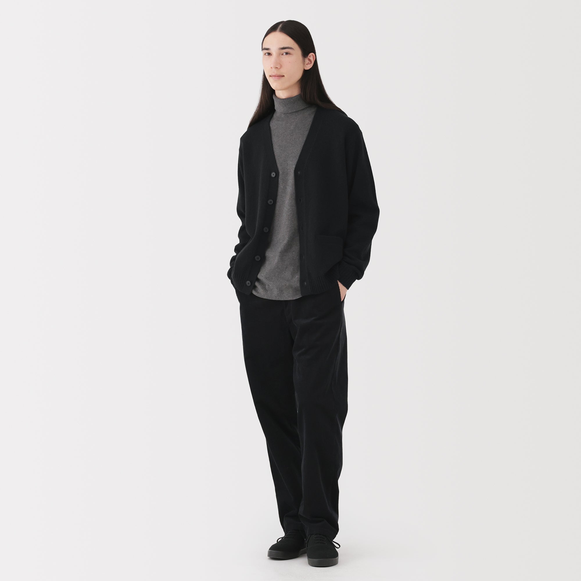 Wool V-Neck Cardigan - Image 20