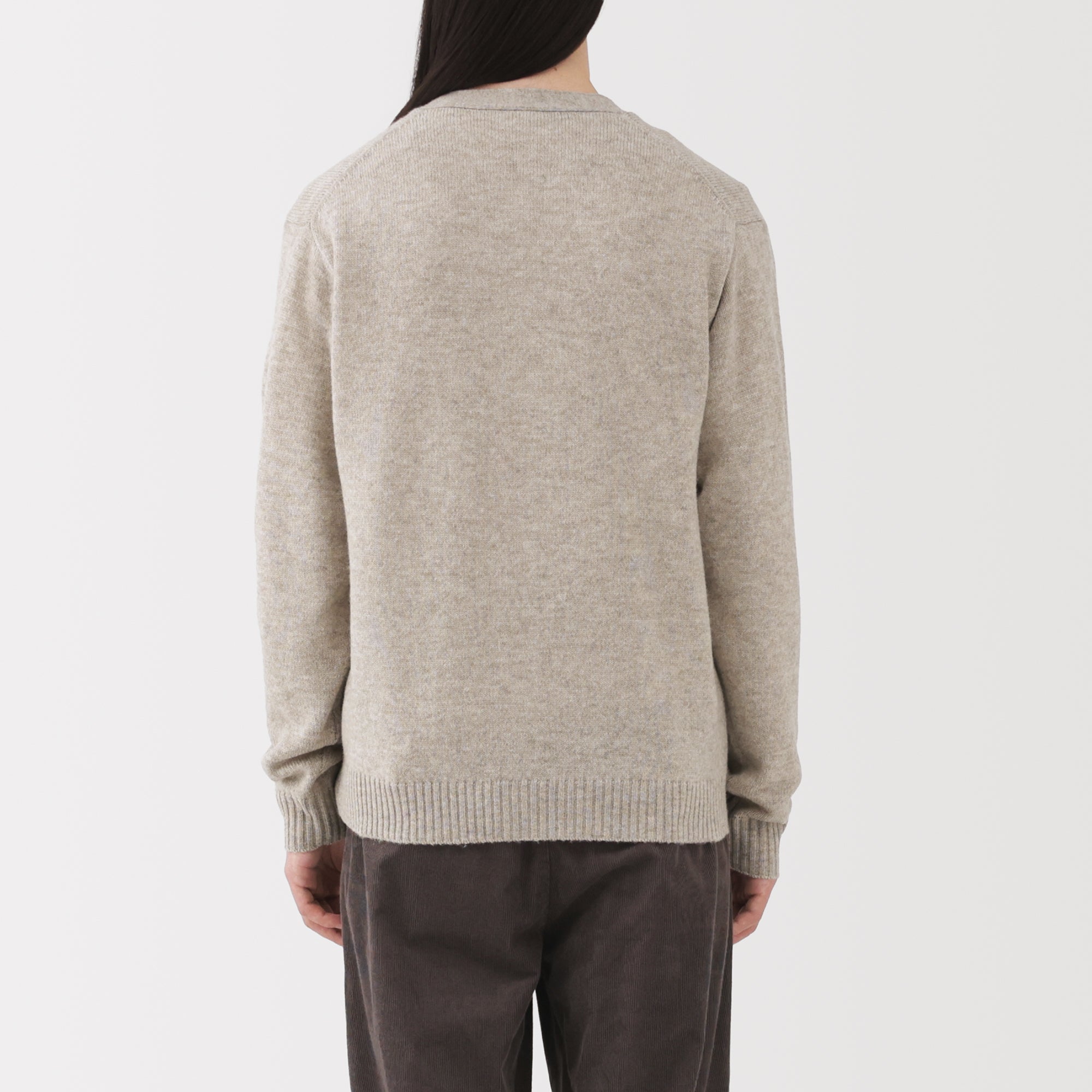 Wool V-Neck Cardigan - Image 38