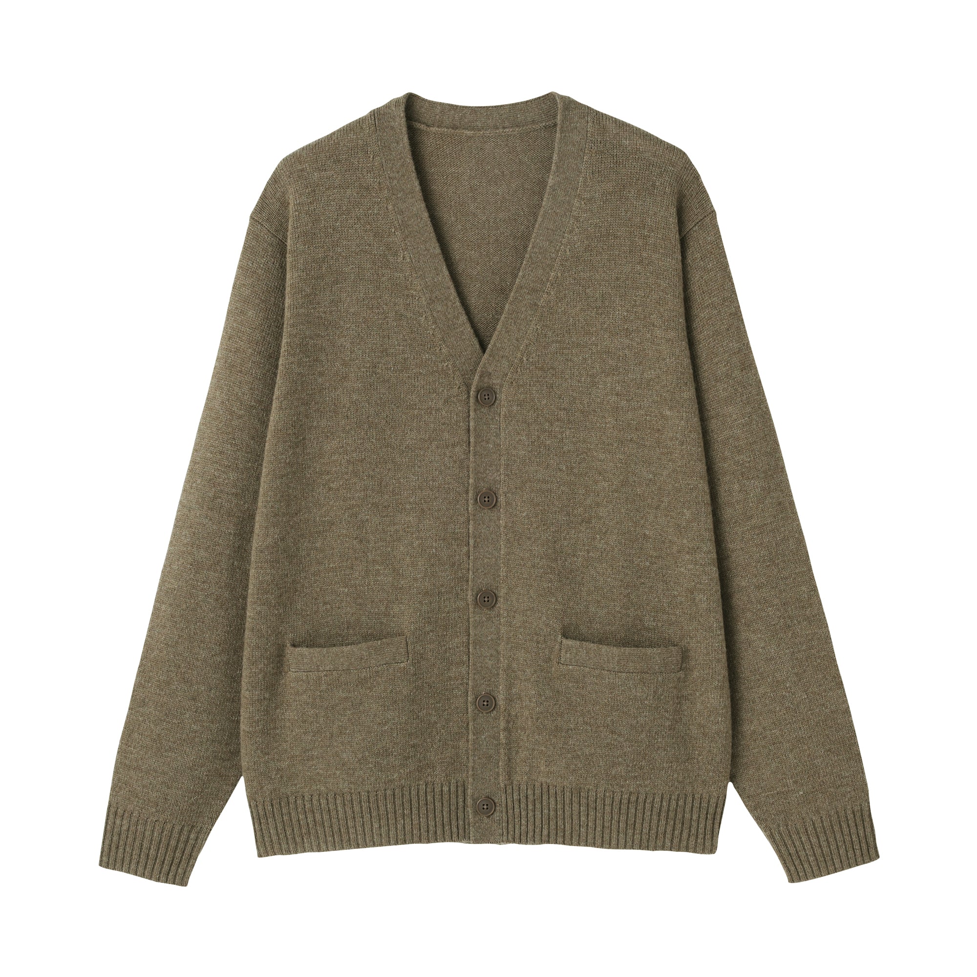Wool V-Neck Cardigan - Image 34