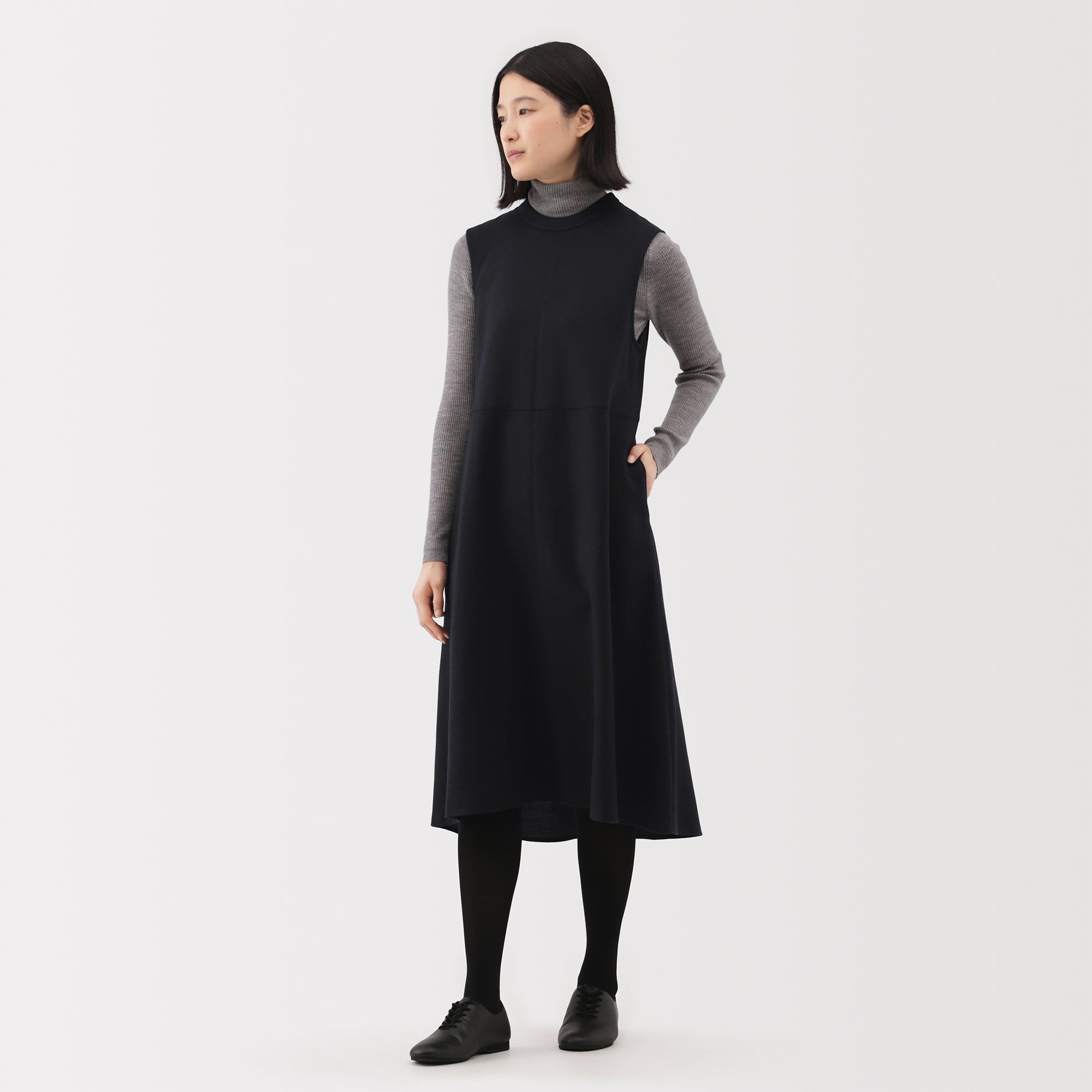 Brushed Jumper Dress - Image 13