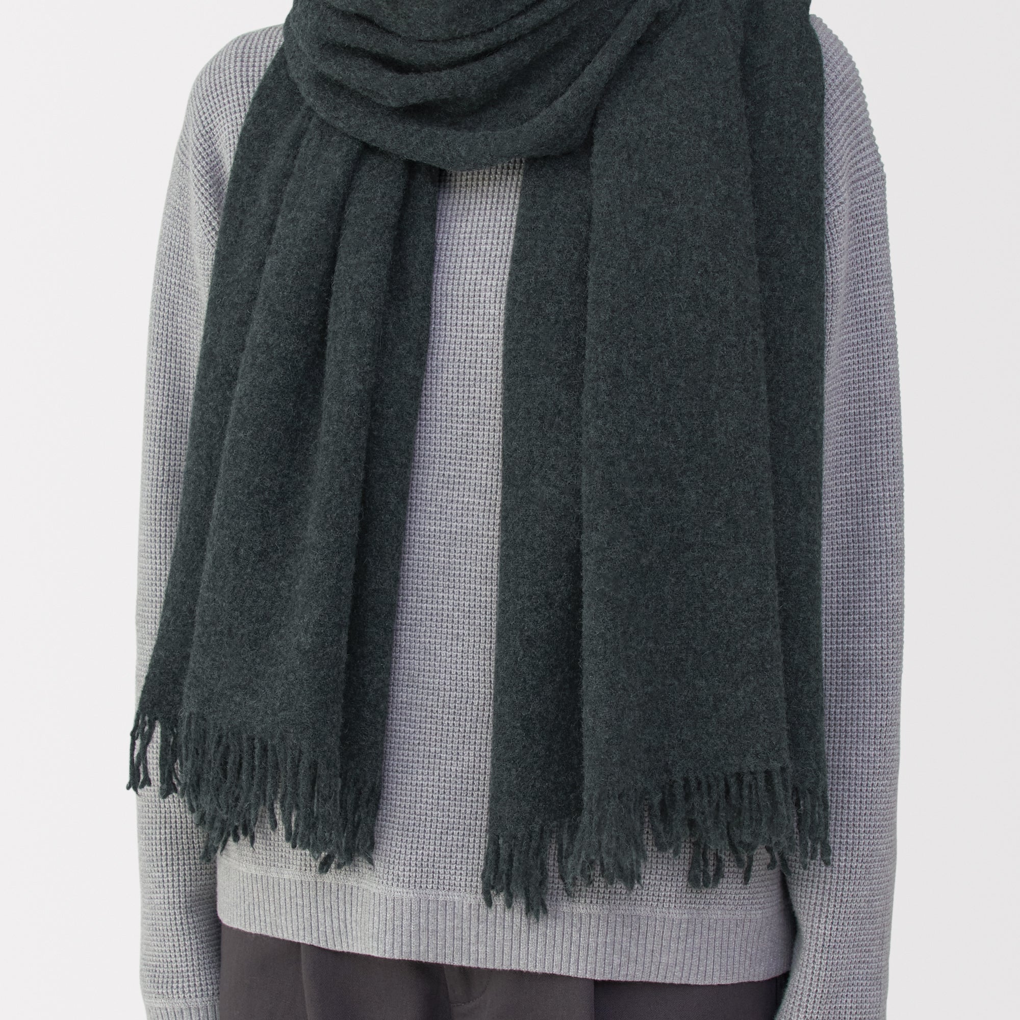 Fluffy Wool Blanket Stole - Image 5