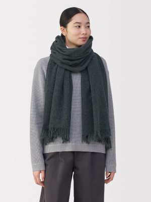 Fluffy Wool Blanket Stole