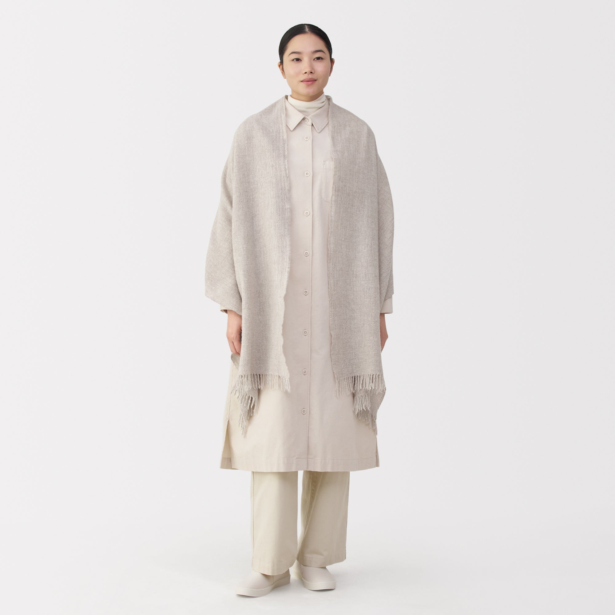 Fluffy Wool Blanket Stole - Image 24