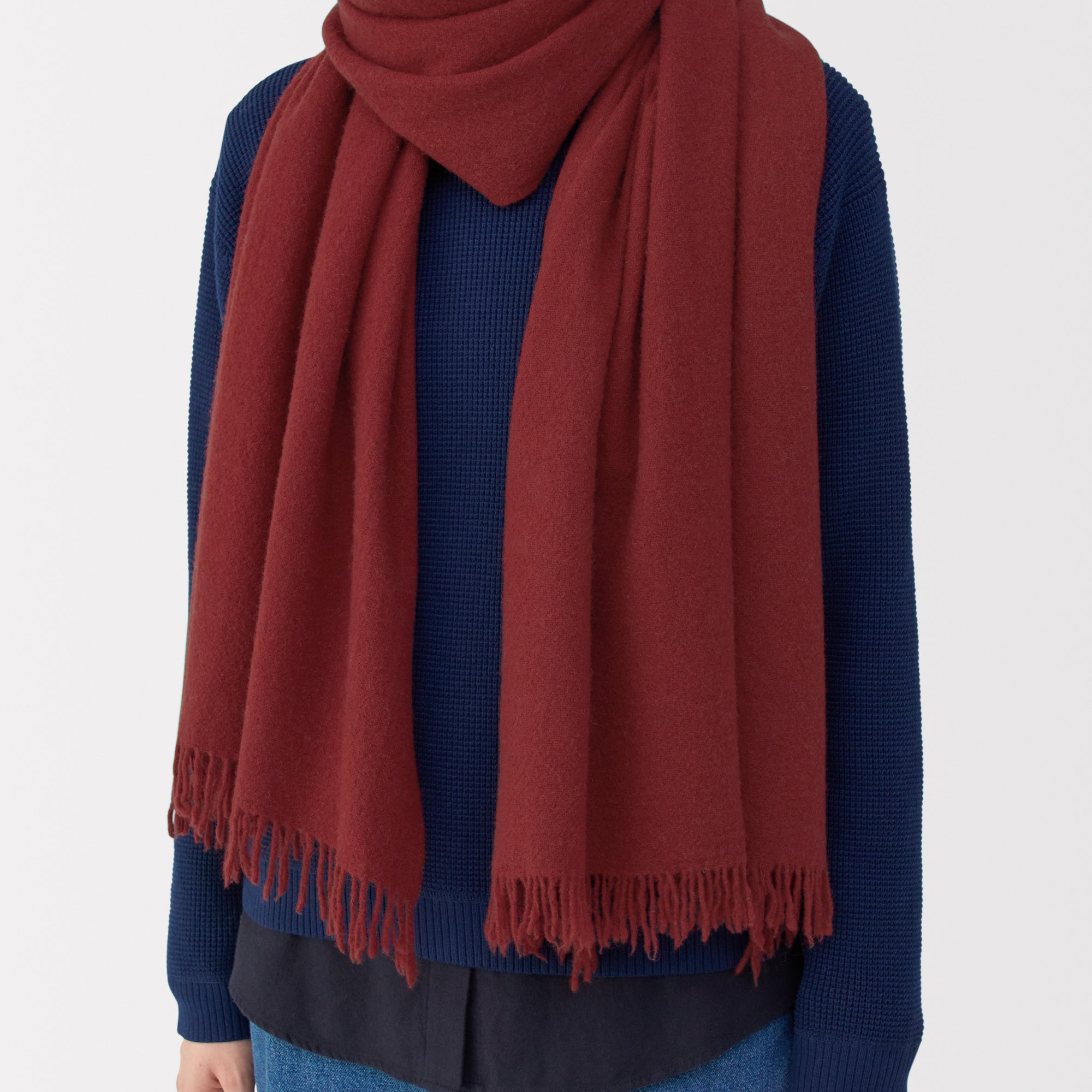 Fluffy Wool Blanket Stole - Image 20