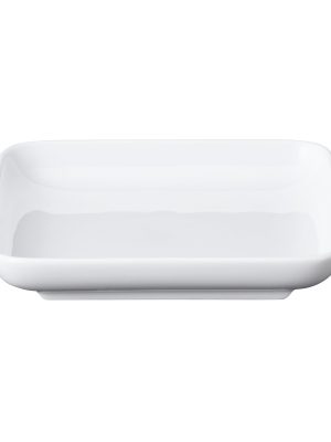 White Porcelain Square Dish