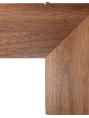 SUS Shelving Unit Additional Corner Shelf - Walnut