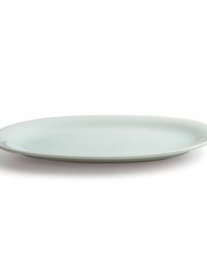 Blue White Porcelain Oval Dish