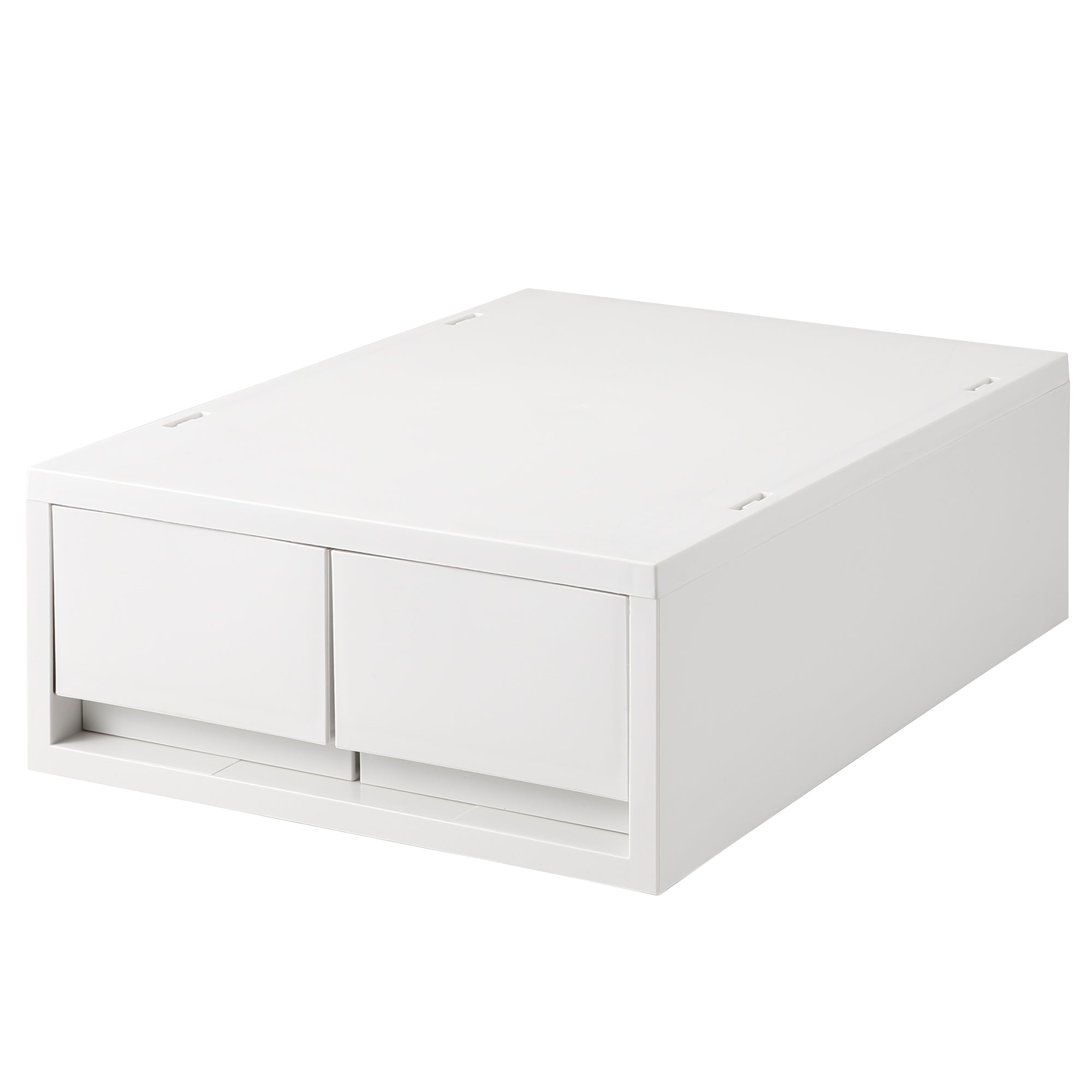 Polypropylene Case 2 Drawer - Shallow (W10.2 x D14.6 x H4.7)