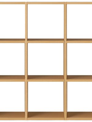 Oak Stacking Shelf - 3 x 3