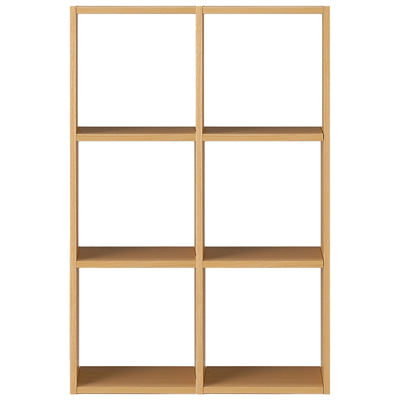 Oak Compartment Stacking Shelf - 3 x 2