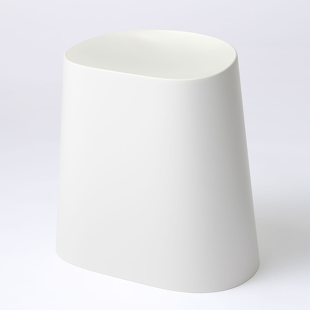 Polypropylene Stackable Stool Light Gray - Image 5