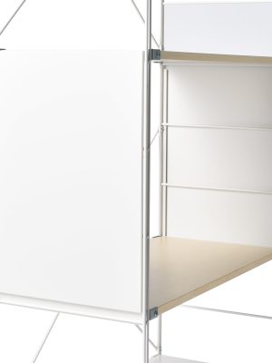 SUS Shelving Unit Side Panel - White Gray - Large