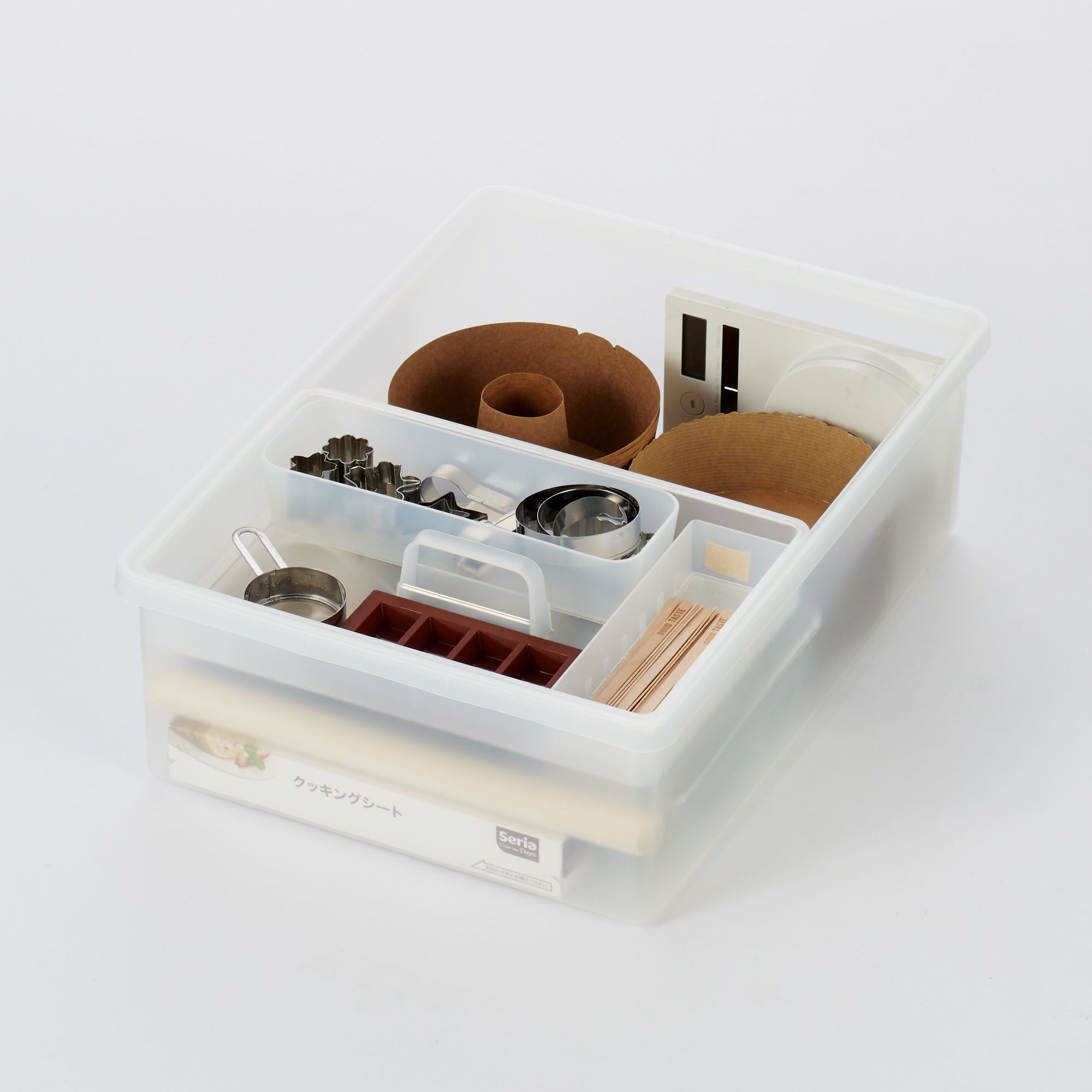 Polypropylene Storage Box Inner Tray (W13.8 x D9.1 x H2.2) - Image 21