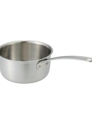 Stainless Aluminum 3-Layer Steel Saucepan 1.58 Qt