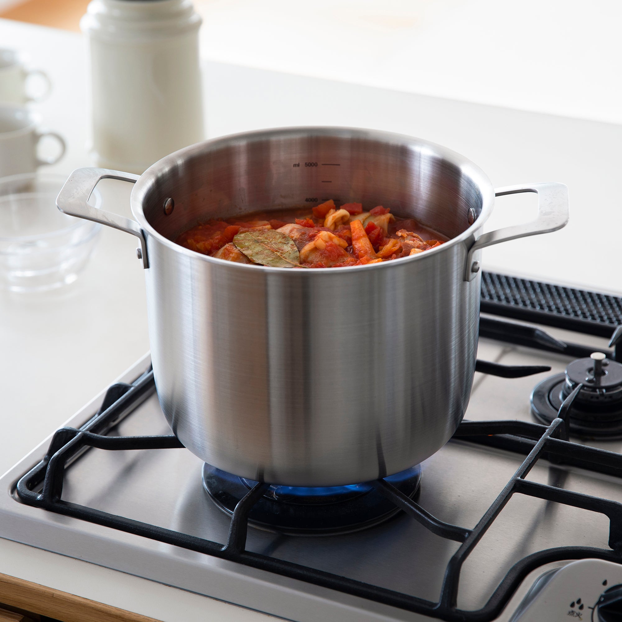 Stainless Aluminium 3-Layer Steel Saucepot 6.3 Qt - Image 2