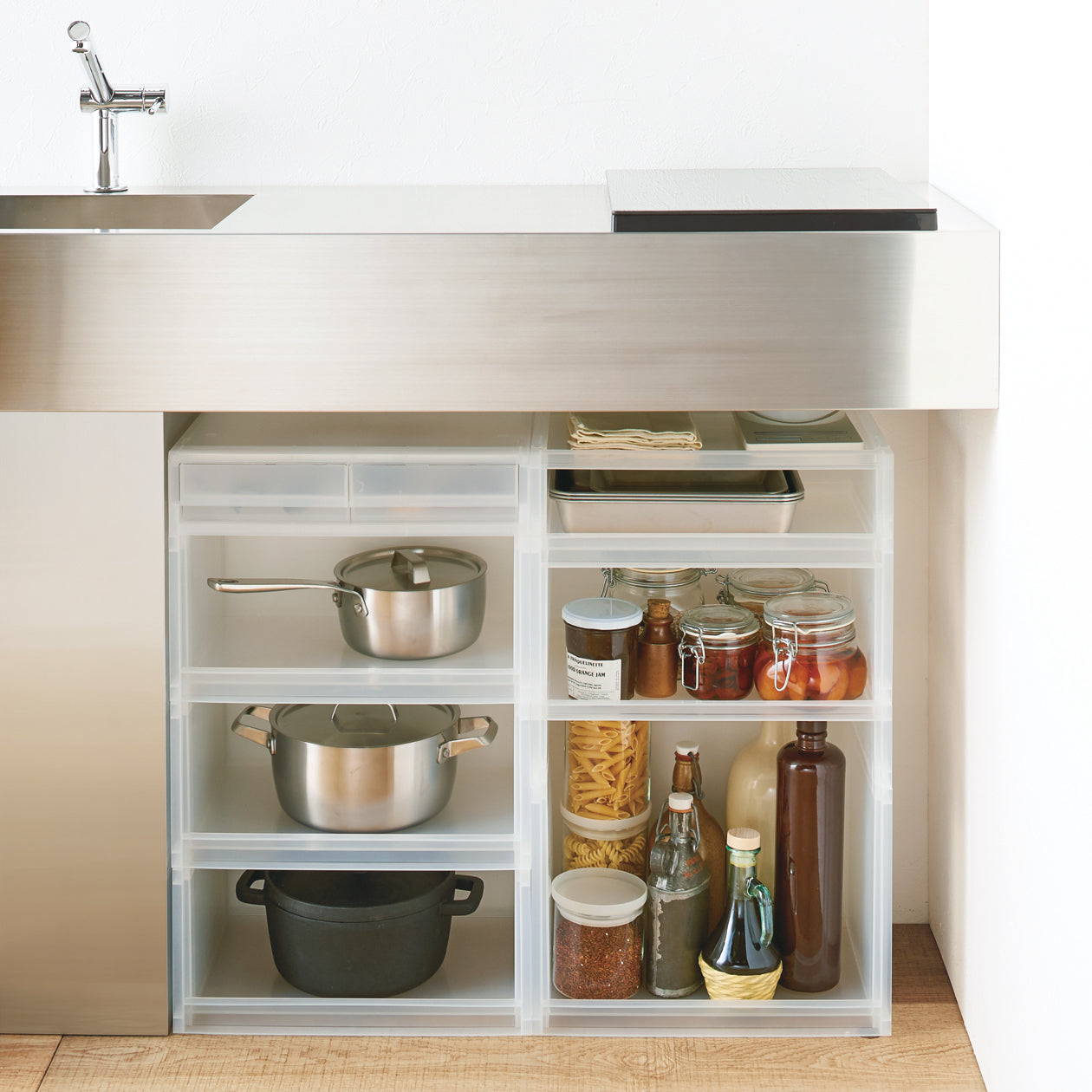 Polypropylene Storage Rack - Deep (W14.6 x D10.2 x H6.9) - Image 2