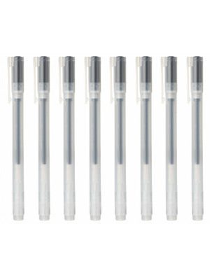 Gel Ink Cap Type Ballpoint Pen 0.5mm 10 Pieces Set