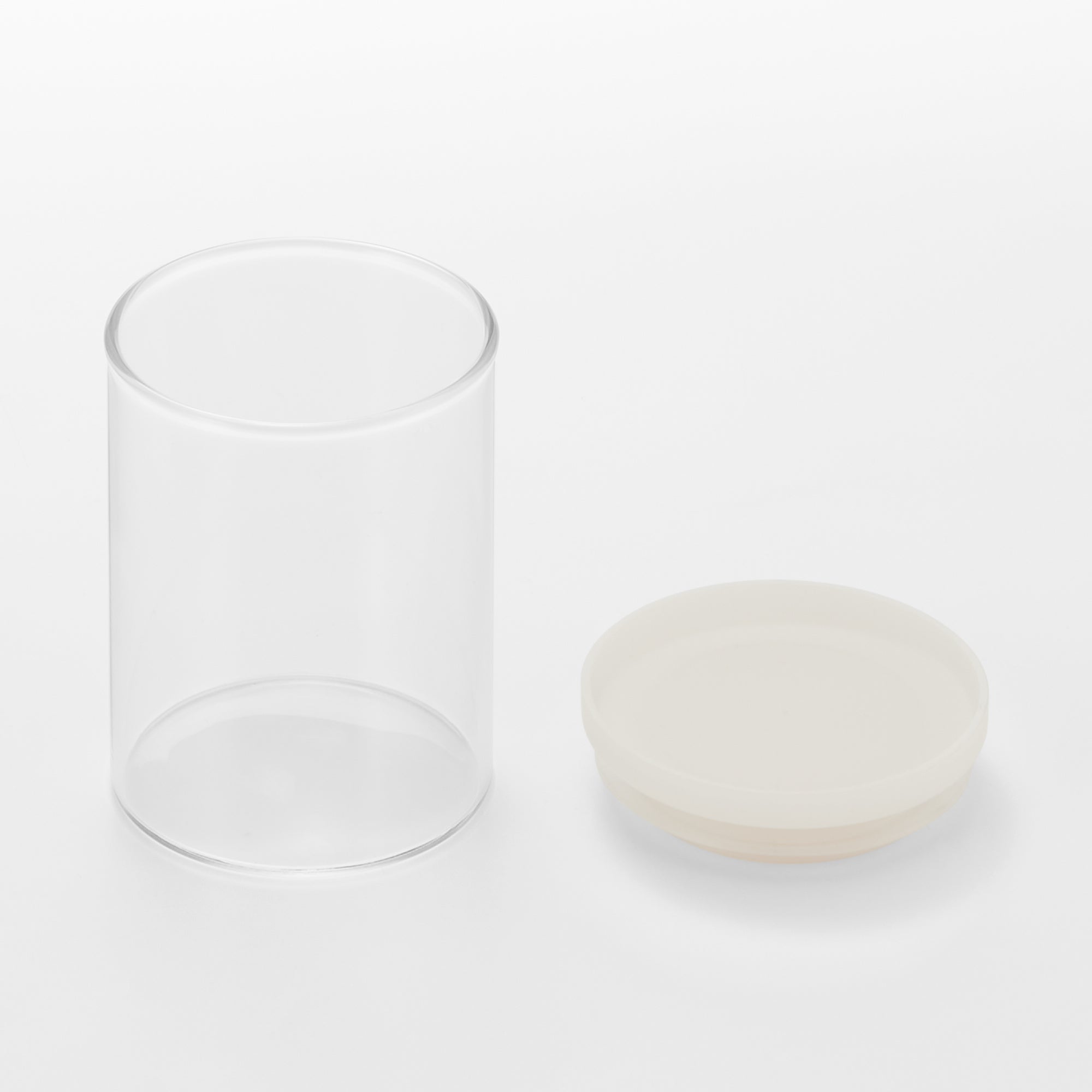 Heat Resistant Glass Round Storage Jar 10.8 fl oz - Image 3