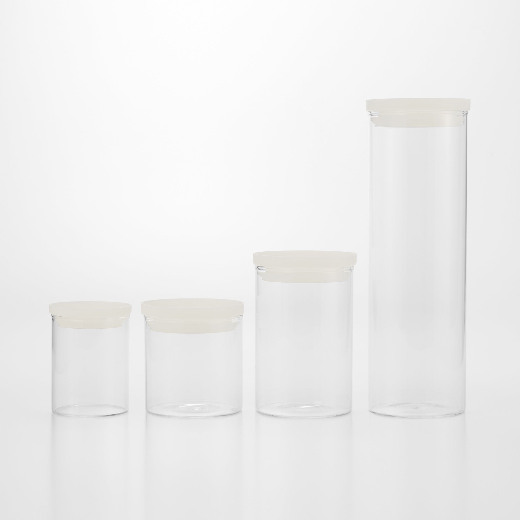 Heat Resistant Glass Round Storage Jar 10.8 fl oz - Image 5