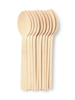 Bamboo Compostable Spoons (10 Pack)