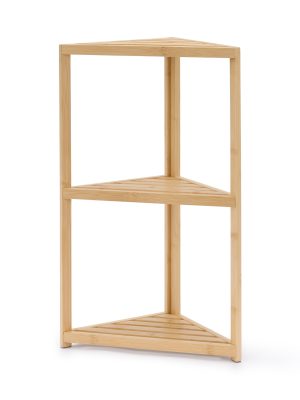Bamboo Corner Rack 3 Tiers