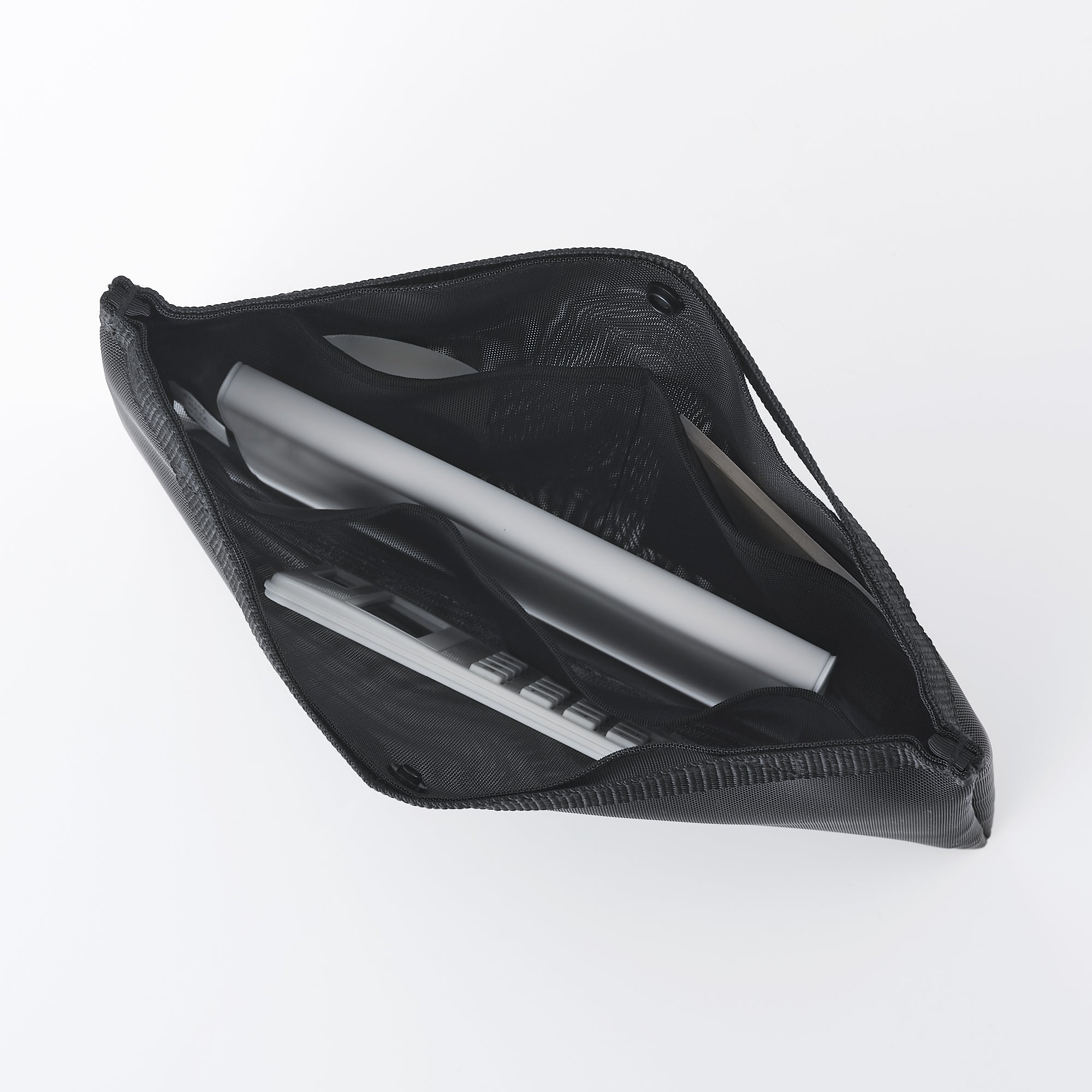 Nylon Mesh Bag Organizer A5 - Black