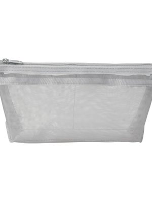 Nylon Mesh Pen Case with Gusset