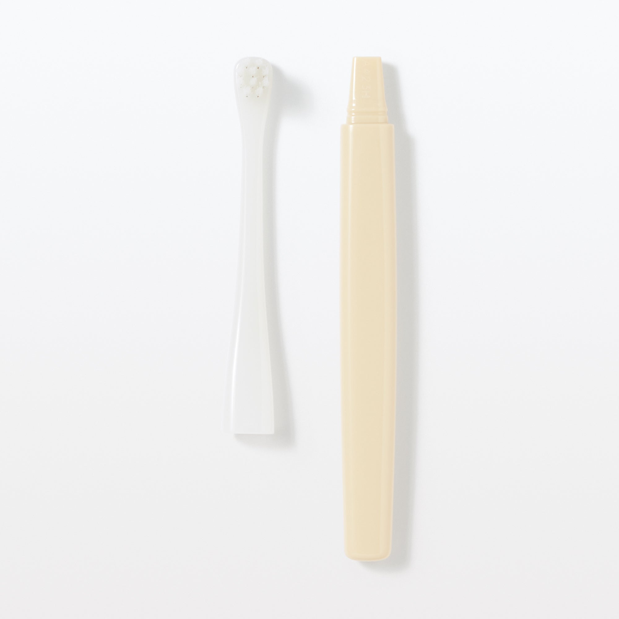 Replaceable Head Compact Medium Toothbrush - Yellow - Image 2