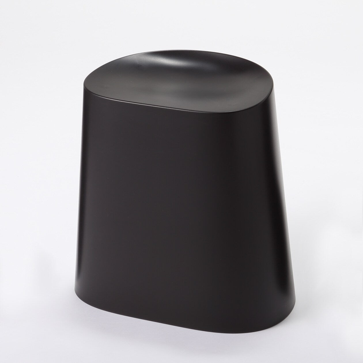 Polypropylene Stackable Stool Dark Gray - Image 3