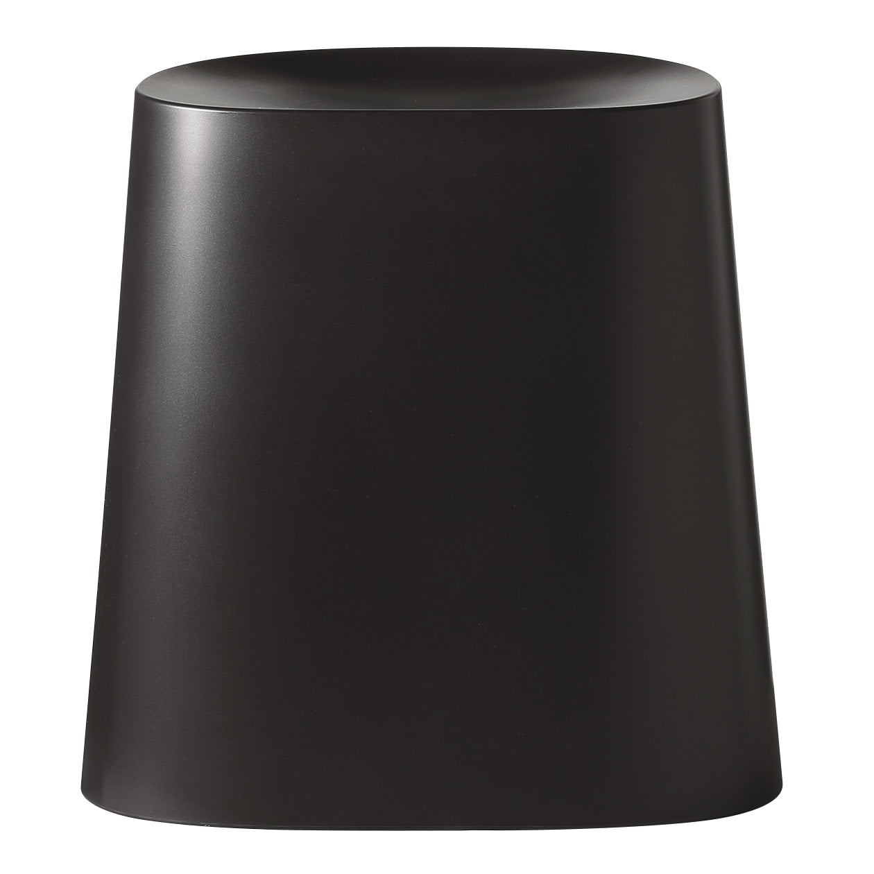 Polypropylene Stackable Stool Dark Gray