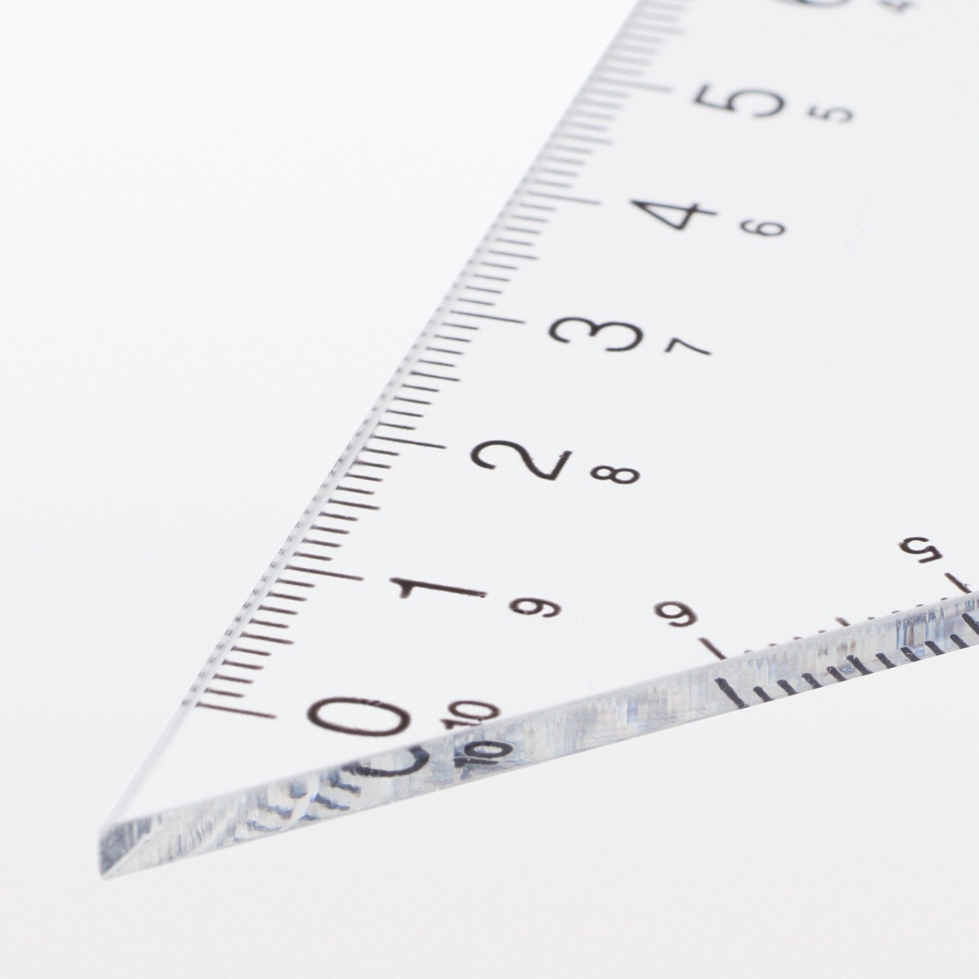 Acrylic Set Square - 45 Degrees - Image 3