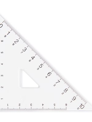 Acrylic Set Square - 45 Degrees