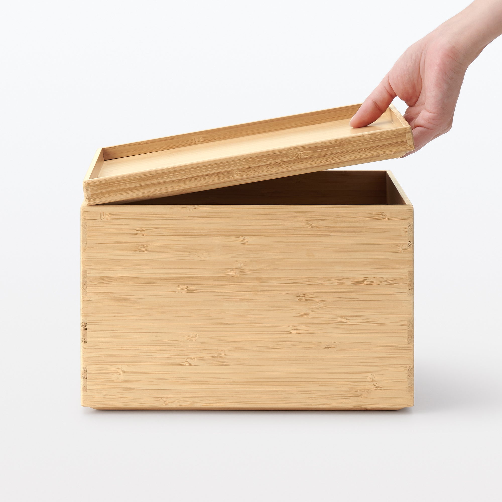Stackable Bamboo Box Lid - Half (W10.2 x D7.3 x H1) - Image 8
