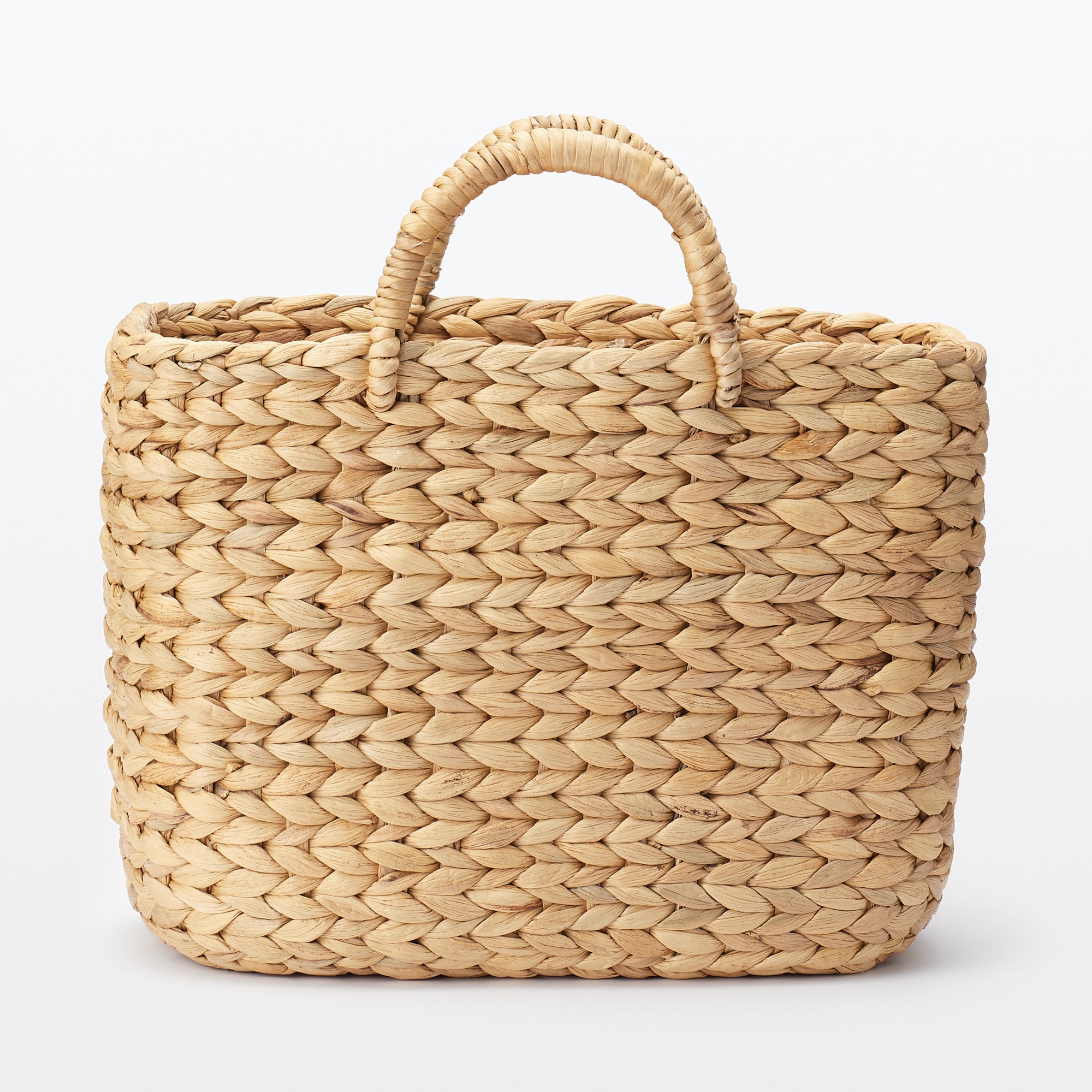 Water Hyacinth Basket - Large W14.6 x D7.3 x H10.2 - Image 3