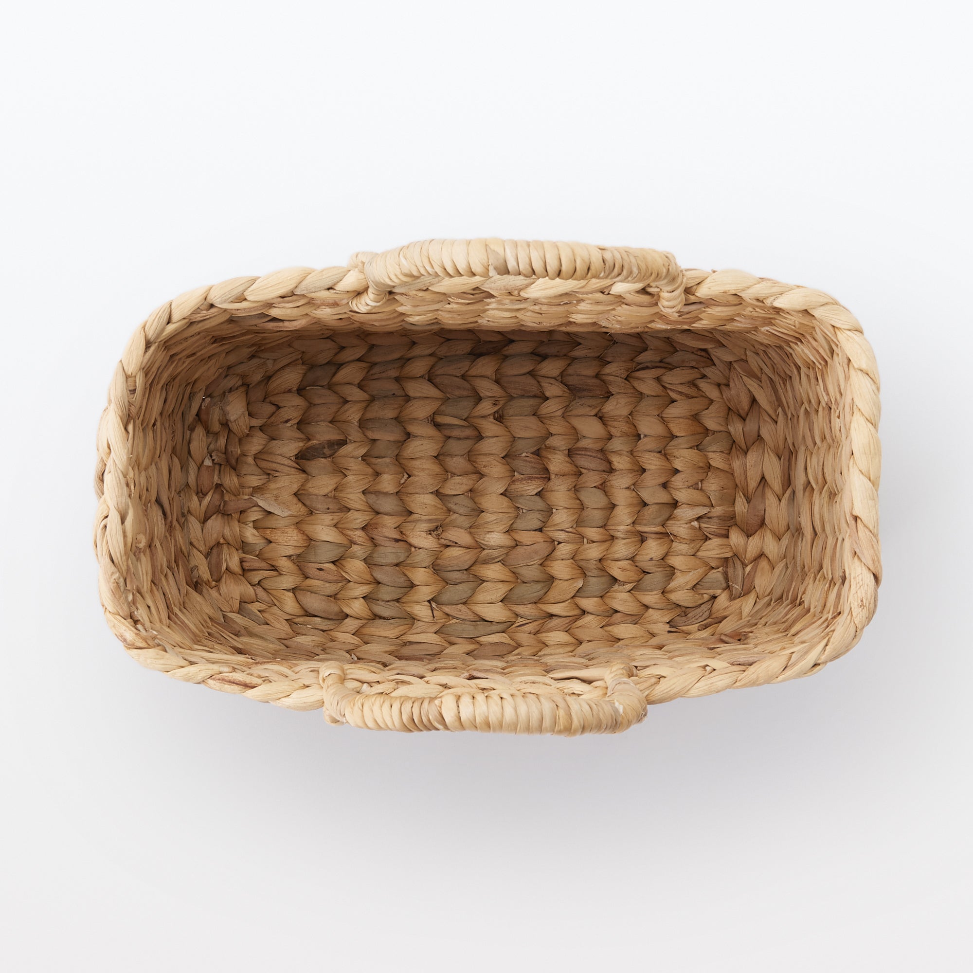Water Hyacinth Basket - Large W14.6 x D7.3 x H10.2 - Image 5