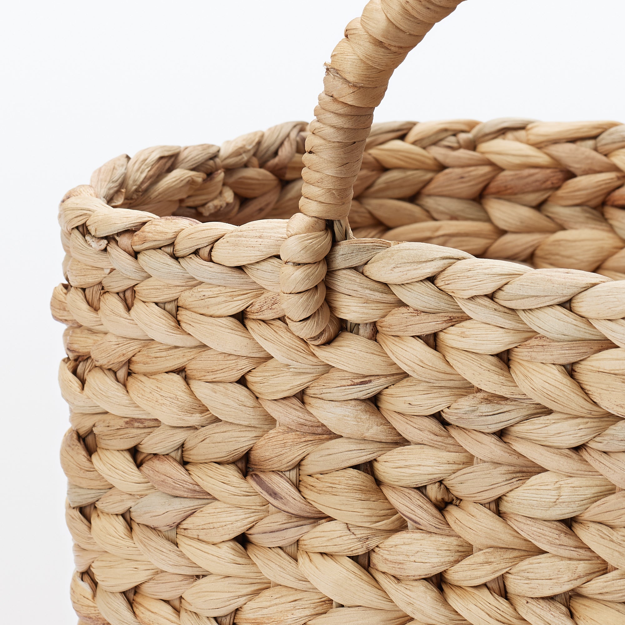 Water Hyacinth Basket - Large W14.6 x D7.3 x H10.2 - Image 6