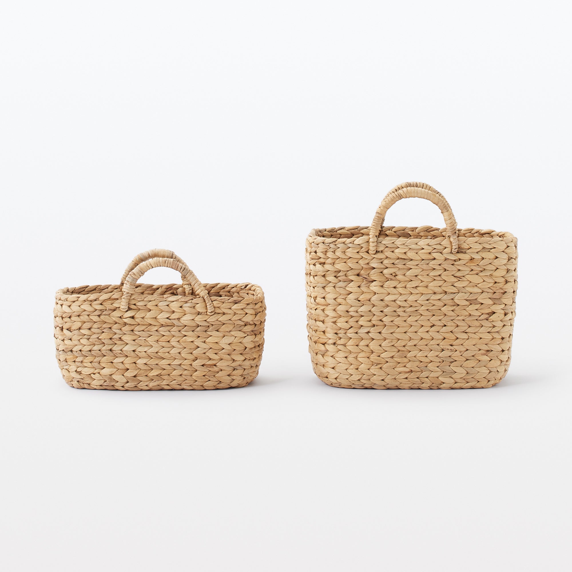 Water Hyacinth Basket - Large W14.6 x D7.3 x H10.2 - Image 7