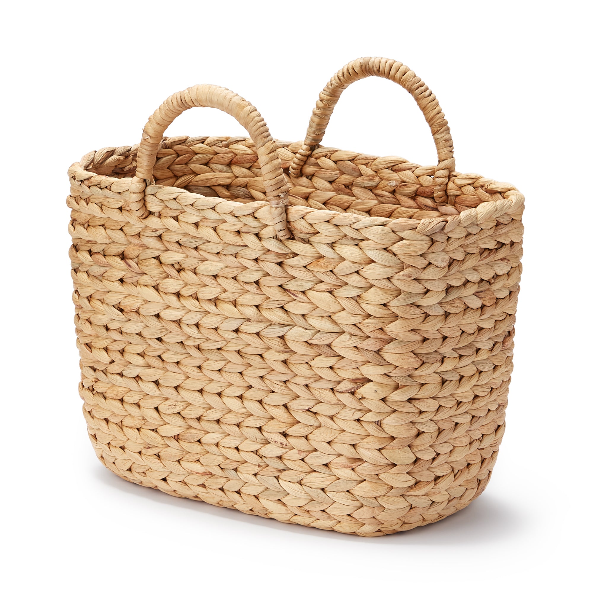 Water Hyacinth Basket - Large W14.6 x D7.3 x H10.2