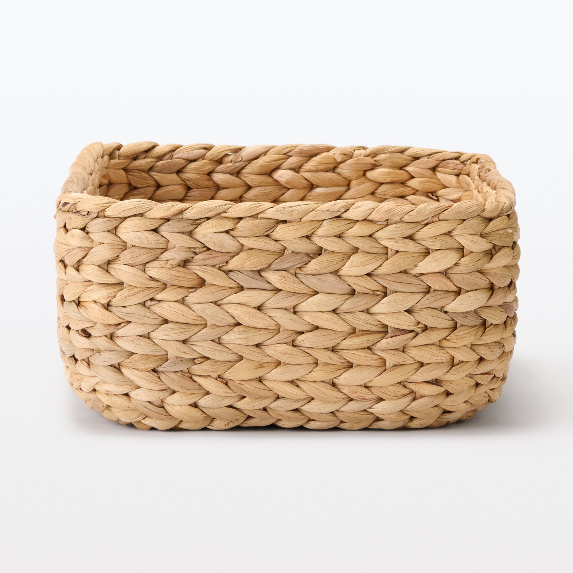 Water Hyacinth Basket - Rectangle - Small W13.4 x D9.1 x H4.7 - Image 4