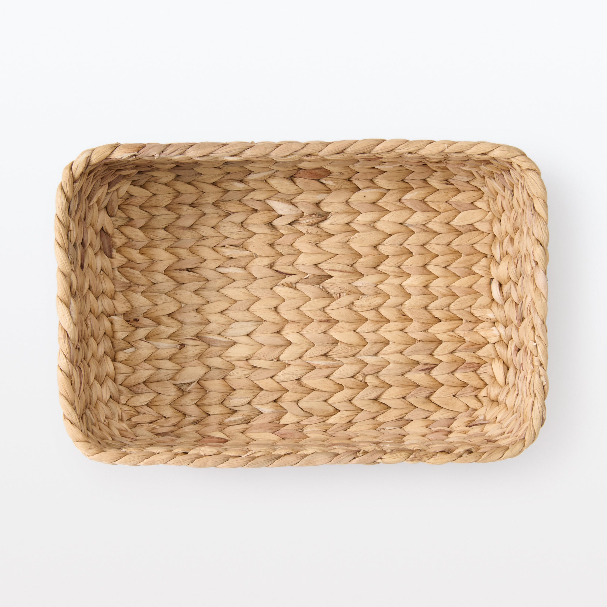 Water Hyacinth Basket - Rectangle - Small W13.4 x D9.1 x H4.7 - Image 5