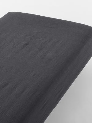 Washed Cotton Fitted Sheet