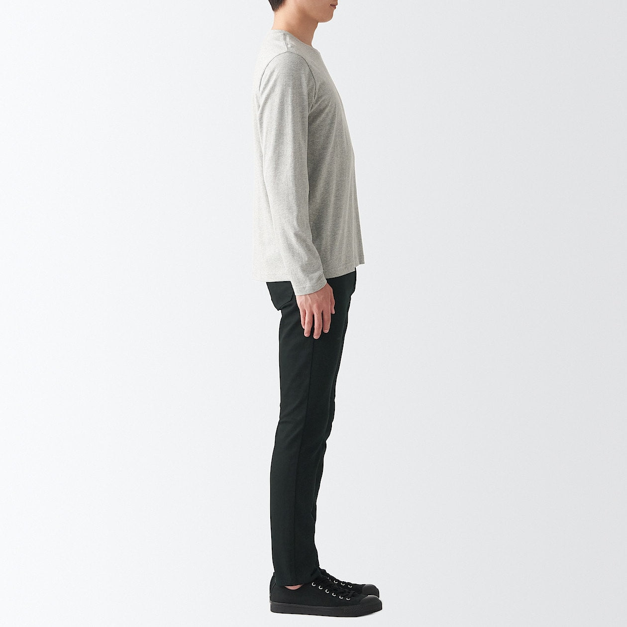 Men's Super Stretch Denim Skinny Pants Black (L 30inch / 76cm) - Image 5